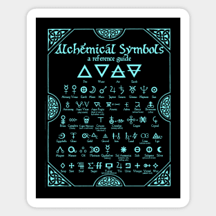 Alchemic symbols Sticker